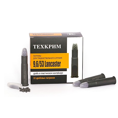 Патрон Техкрим 9,6*53 Lancaster дробь №7 