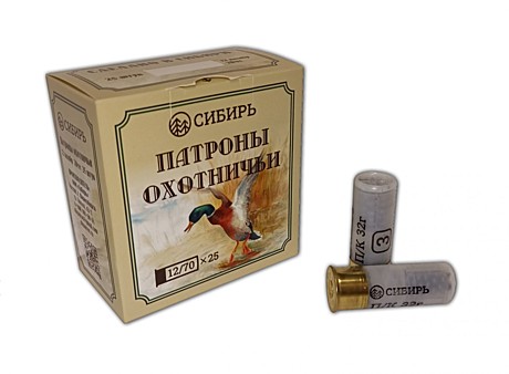 Патрон Сибирь 12/70 32гр Б/К №4