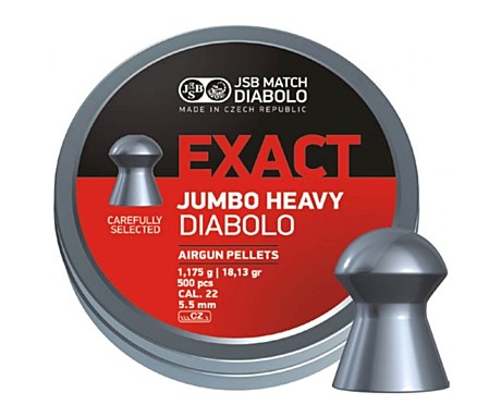 Пуля пневм. JSB Exact Jumbo Heavy 5,52мм. 1,175гр. 500шт.