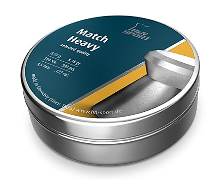 Пуля пневм. H&N Match Heavy 4.5мм. 0,53гр. 500шт.