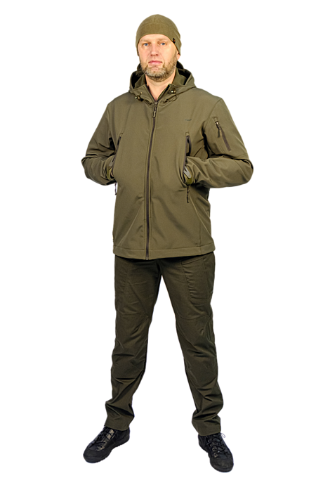 Куртка WERWOLF Ranger SoftShell Олива арт. 756-002  (размер 44-46/170-176)