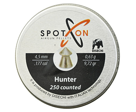 Пуля пневм. Spoton Hunter 4.5мм. 0.63 гр. 250шт.