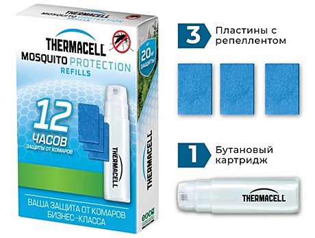 Набор запасной для прибора ThermaCell (1 картридж + 3 пластины) MR 000-12