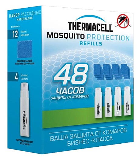 Набор запасной для прибора ThermaCell (4 картридж + 12 пластин) MR 400-12