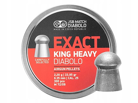 Пуля пневм. JSB Exact King Havy 6.35мм. 2.2гр. 300шт.