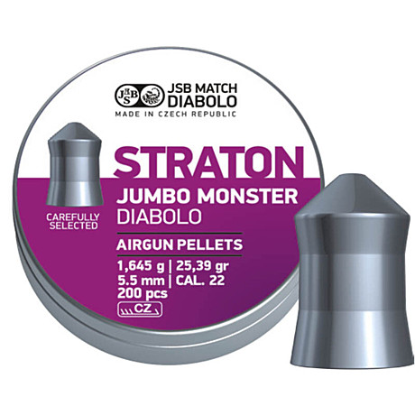 Пуля пневм. JSB Diabolo Straton Jumbo Monster 5,51мм. 1,645гр. 200шт.