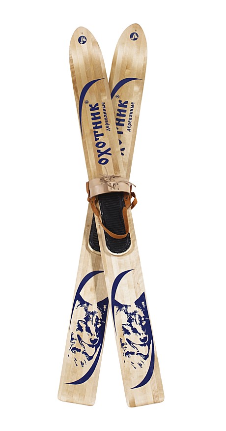 Лыжи Охотник деревянные 185см.