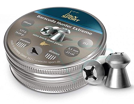 Пуля пневм. H&N Baracuda Hunter Extrime 5,5мм. 1,21гр. 200шт.