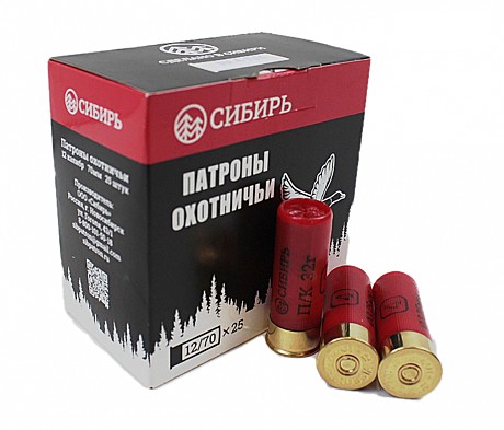 Патрон Сибирь 12/70 Premium 32гр Б/К №5